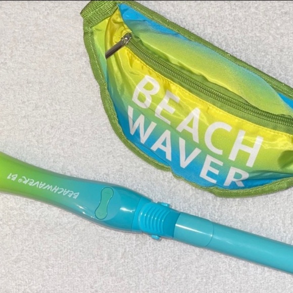 The Beachwaver Co. Other - BEACHWAVER B1 NEON - OCEAN OMBRE w/ matching NEON FANNY PACK & Accessories